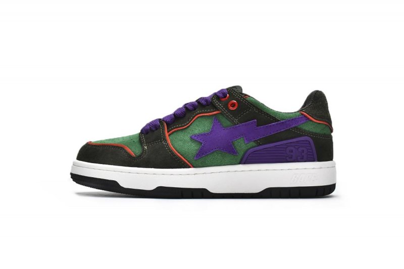 Bape Sk8 Sta Low Green Purple 1G70-191-029