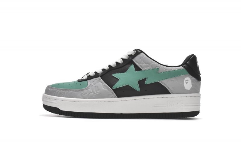 Bape Sk8 Sta Low White Green Black 1G70-109-0003