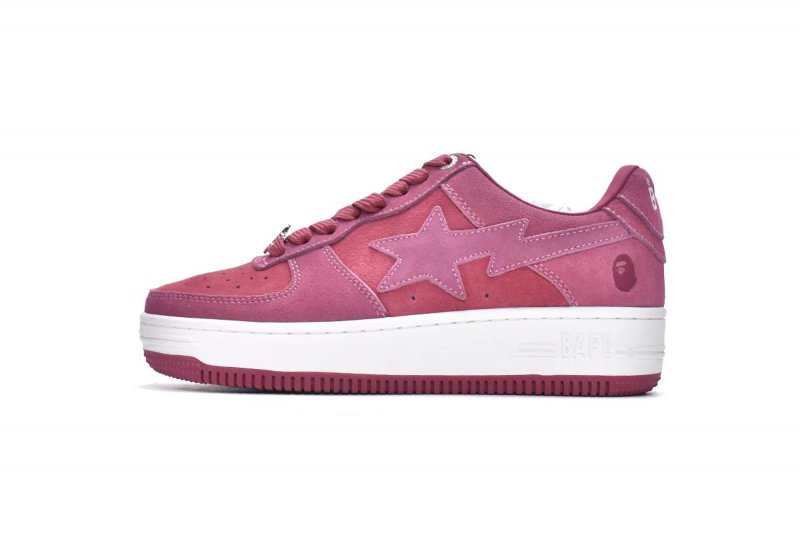 Bape Sk8 Sta Low White Pink 1G70-109-0010