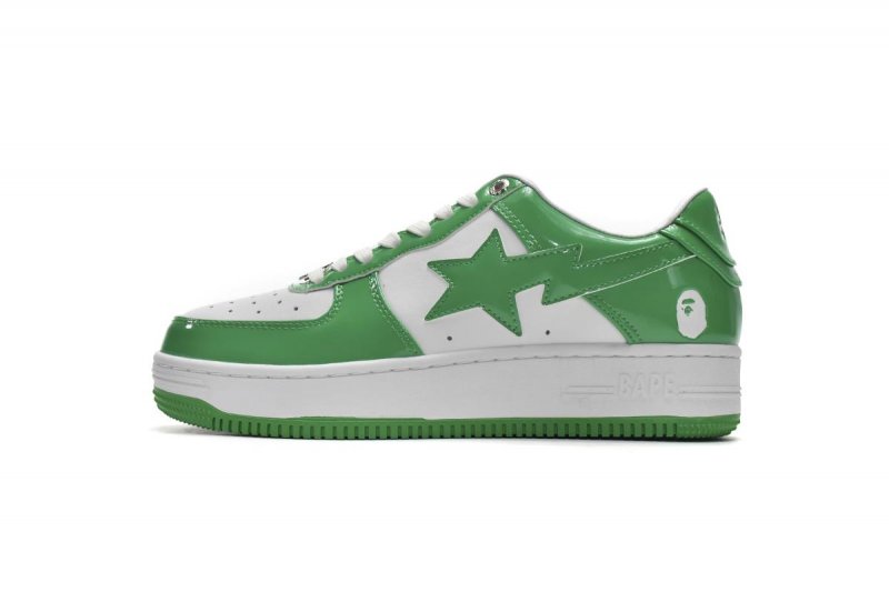 Bape Sta Low White Green 1H70-191-001