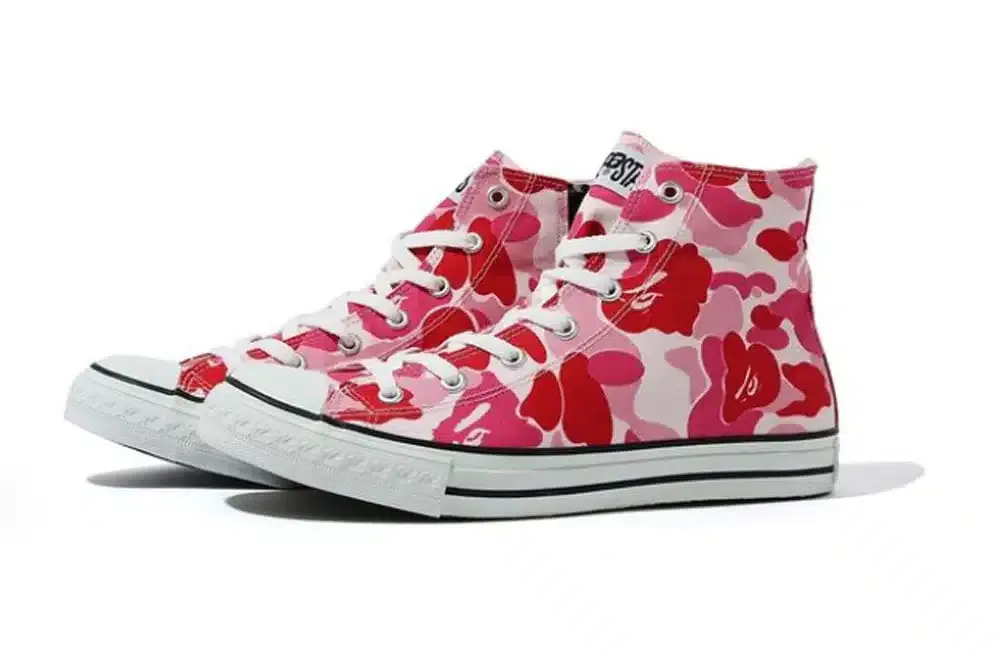 Pink BAPE shoes Pink BAPE shoes