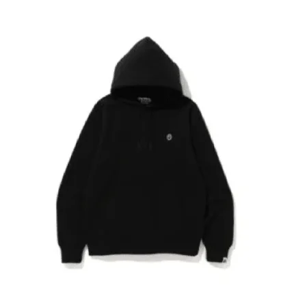 BAPE One Point Pullover Hoodie – Black
