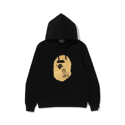 BAPE x OVO Ape Head Pullover Hoodie – Black