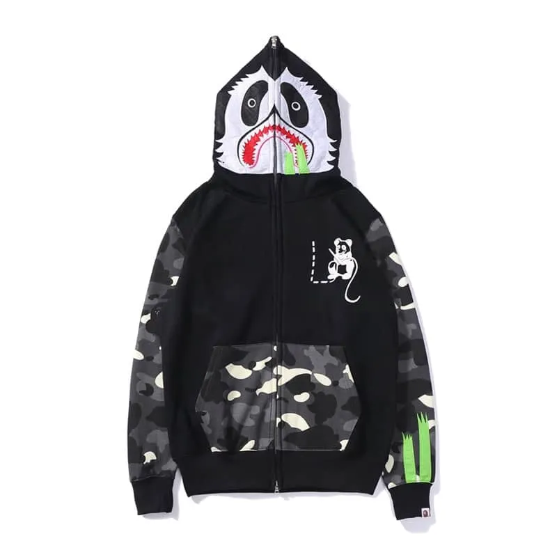 BAPE x PANDA Luminous Spots Patch Sweatshirt BAPE x PANDA Luminous Spots Patch Sweatshirt