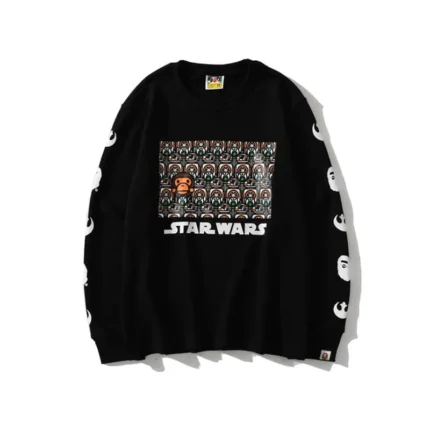 BAPE x Star Wars Republic L/S Tee Black