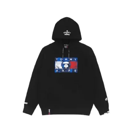 BAPE x Tommy Logo Hoodie