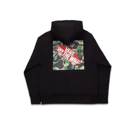 BAPE x Vans Pullover Fleece Hoodie – Black